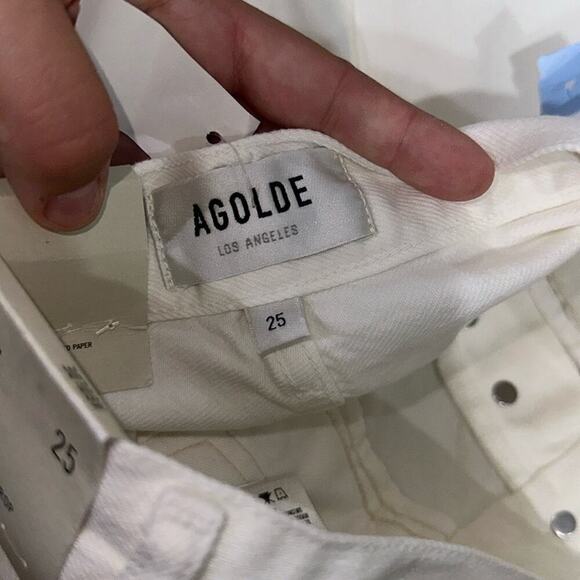 NWT AGOLDE‎ Mia Mid Rise Straight in Element - Picture 9 of 11